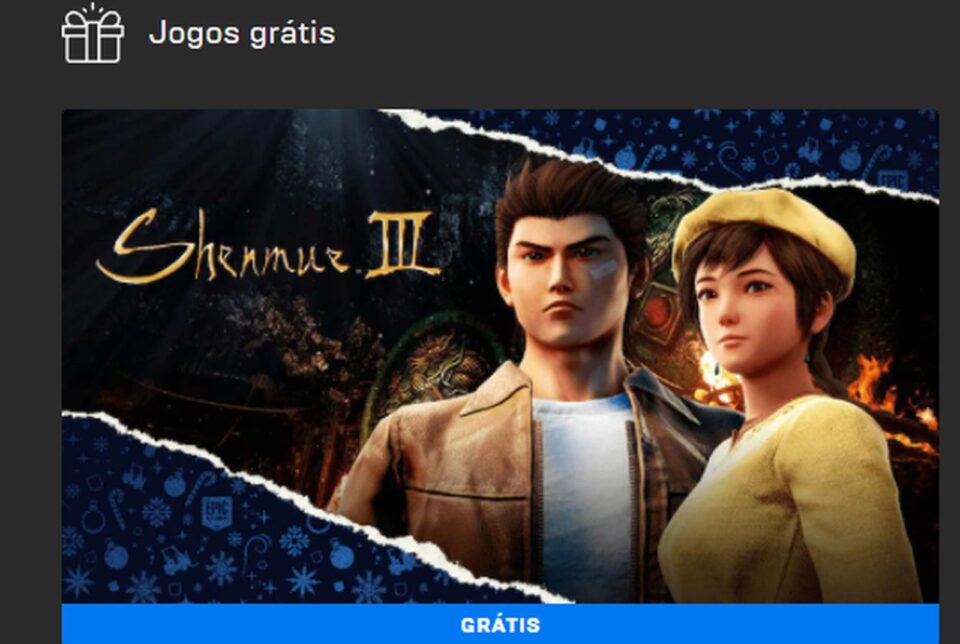 Shenmue III está de graça na Epic Games Store Drops de Jogos