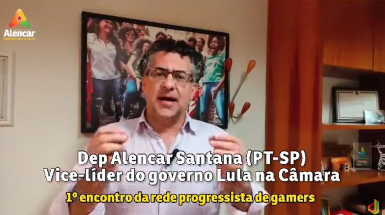 VÍDEO Deputado do PT apoia o 1º Encontro Progresso dos Games da RPG