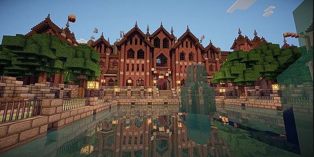 Imagem: Minecraft Abbington College, estraída do so site Minecrafthd