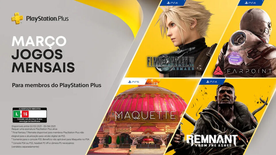 Playstation Plus, Revelados os jogos do mês de Abril!