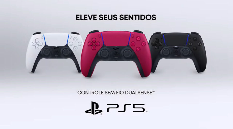 Controle Sem Fio Dualsense Cosmic Red Playstation®5 - PS5 em