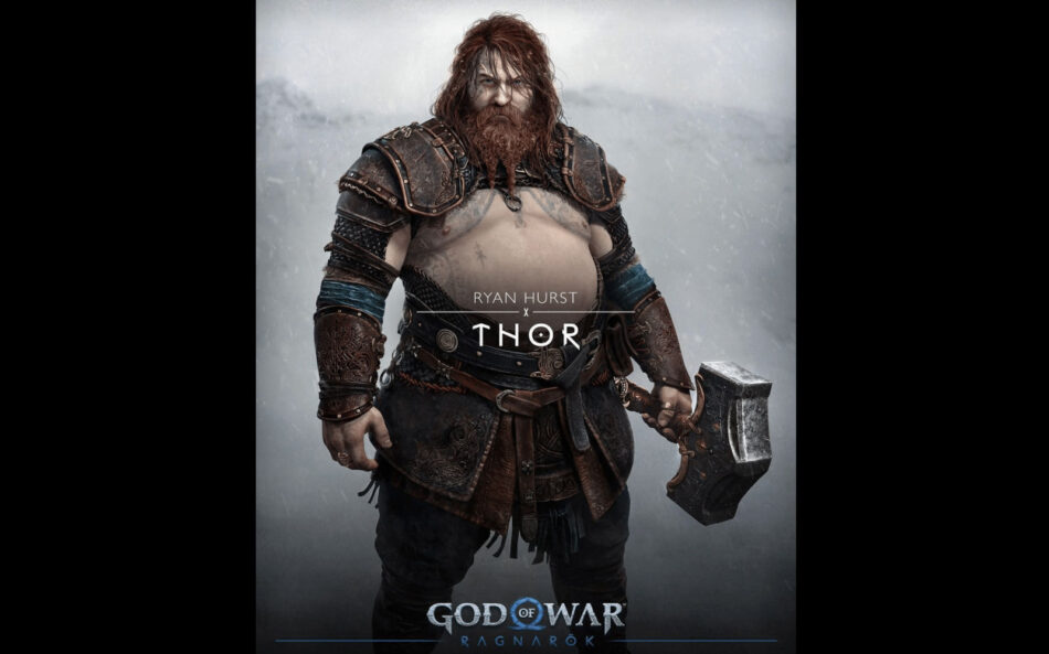 Ator de Thor em God of War: Ragnarok revela que já terminou o seu trabalho  de