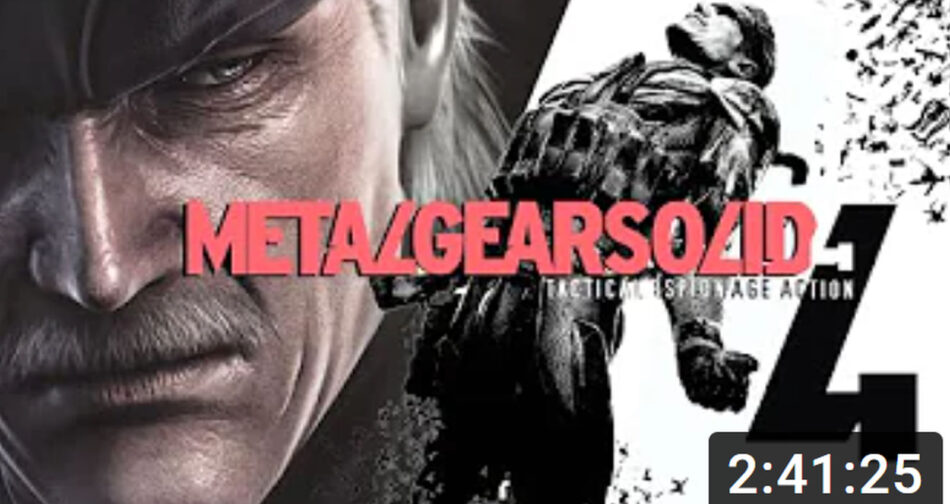 Veja Metal Gear Solid 4