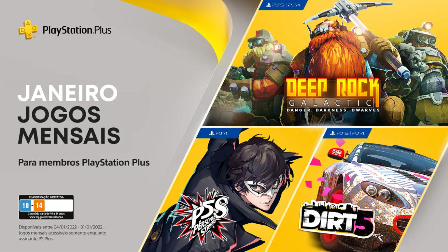 PlayStation divulga games da PS Plus de janeiro Drops de Jogos