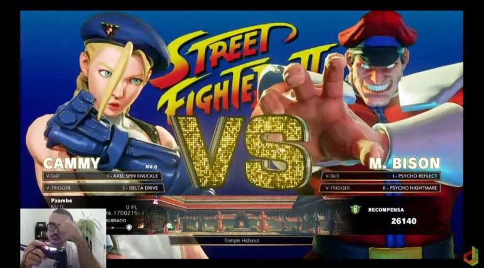 A imagem de Street Fighter V
