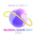 A imagem do logotipo da Global Game Jam