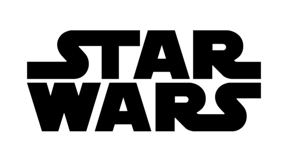 A imagem do logotipo de Star Wars