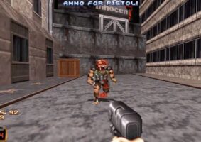 A imagem do Duke Nukem 3D