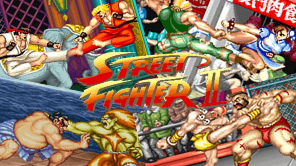 A imagem do Street Fighter II