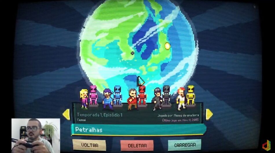 A imagem de Chroma Squad