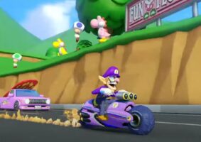 A imagem de Mario Kart 8 Deluxe