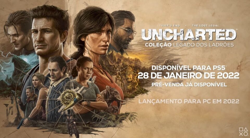 Jogo Uncharted: Coleção Legado dos Ladrões