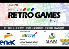 Festival Retro Games Brasil acontece no próximo mês de maio