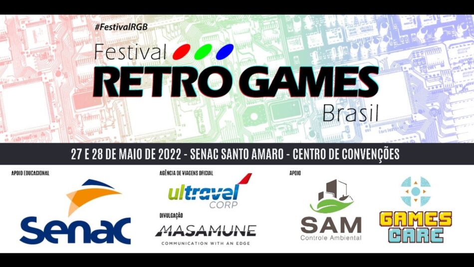 Festival Retro Games Brasil acontece no próximo mês de maio