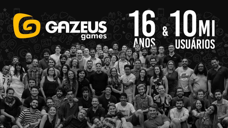 Empresa brasileira Gazeus Games completa 16 anos com mais de 10 milhões de jogadores