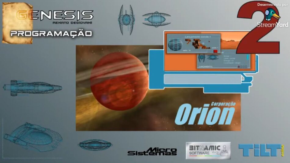 Gênesis fez uma segunda live sobre construção do adventure Corporação Orion