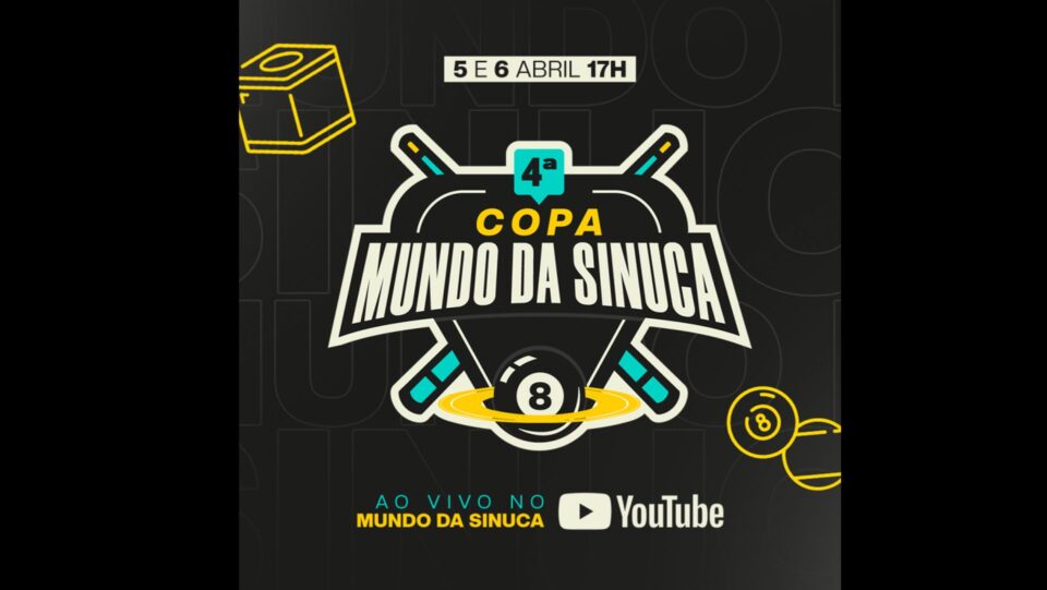 Copa Mundo da Sinuca ocorre em abril