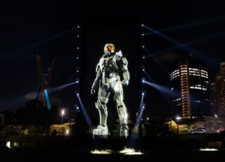 Paramount+ apresenta o holograma para celebrar a série Halo no Brasil