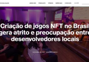 Reportagem aponta preocupação de devs brasileiros com NFT e criptomoedas no mercado