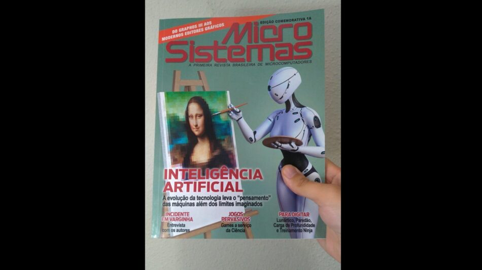 Edição de 40 anos da revista Micro Sistemas