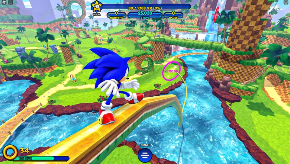Sonic chega a plataforma Roblox