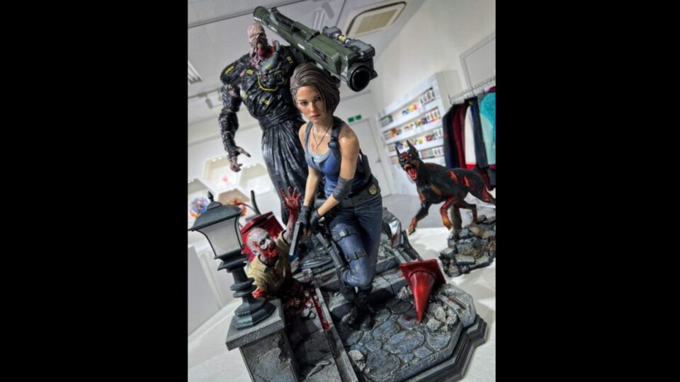 Prime 1 Studio divulga estátuas de Jill e Nemesis de Resident Evil 3 Remake