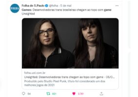 Folha de S.Paulo faz boa reportagem sobre jogo brasileiro Unsighted