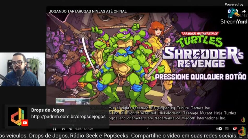 Teenage Mutant Ninja Turtles: Shredder’s Revenge, uma resenha. Por Pedro Zambarda