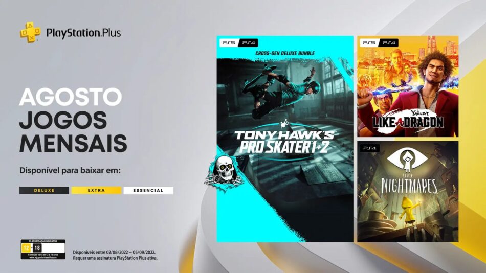 PS Plus Extra/Deluxe: Sony divulga jogos de janeiro de 2023