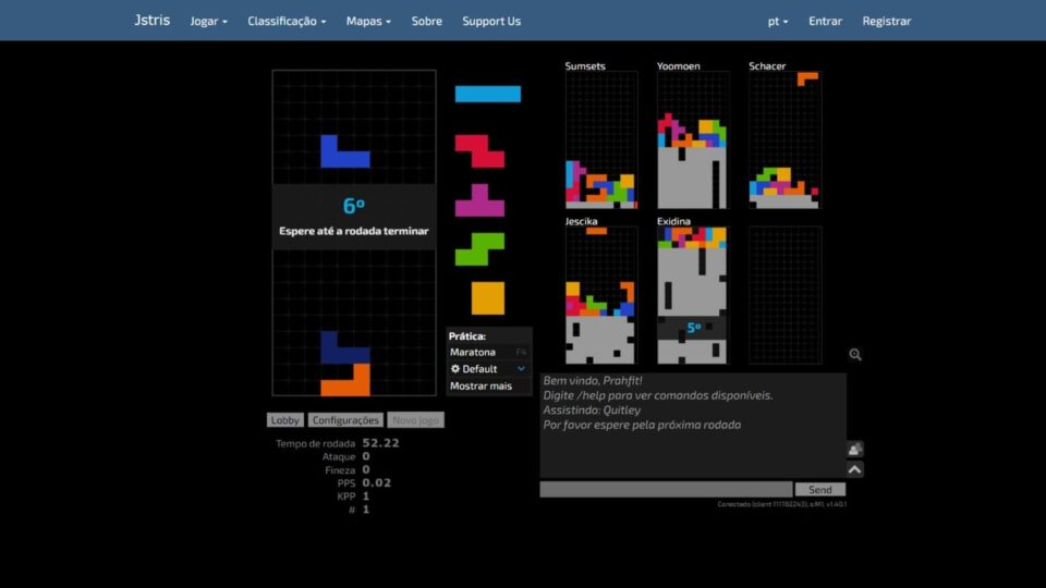 Conheça Jstris, Battle Royale inspirado em Tetris para jogar online