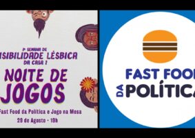Coletivos Fast Food da Política e Jogo na Mesa realizam noitada com jogos em centro LGBTQI+