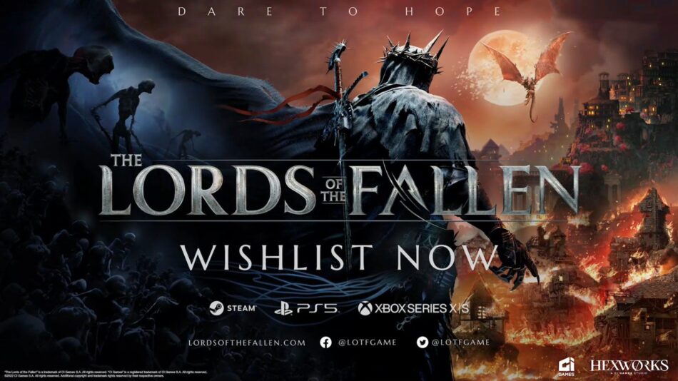 Reboot de The Lords of the Fallen é anunciado na Gamescom 2022