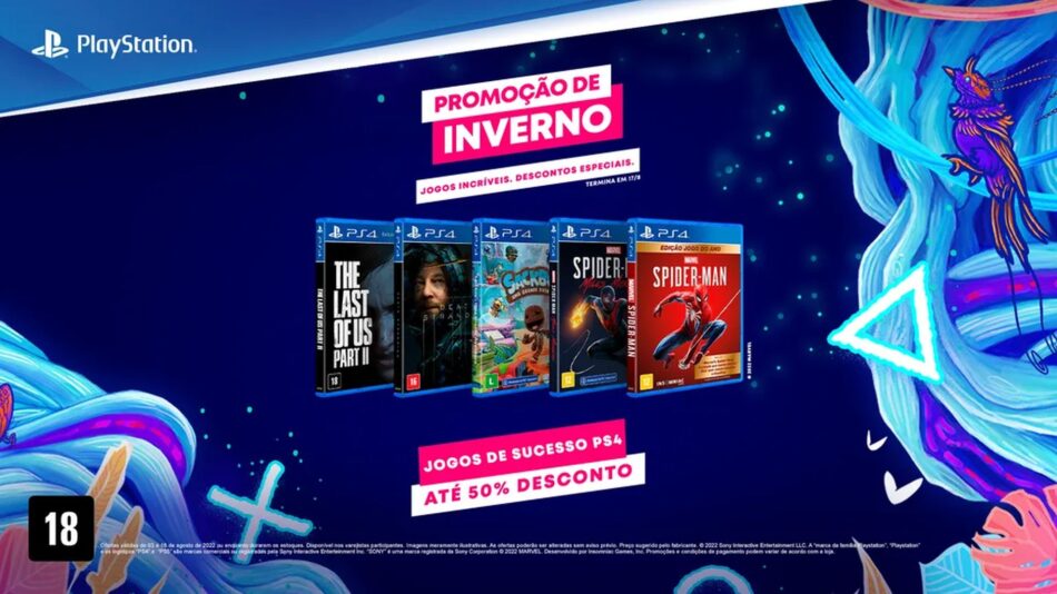 Promoção de Inverno tem segunda rodada de ofertas na PlayStation Store