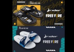 Free Fire lança nova linha de chinelos em parceria com a Rider