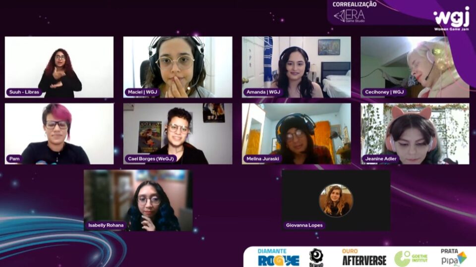 Confira os vídeos da Women Game Jam Brasil 2022