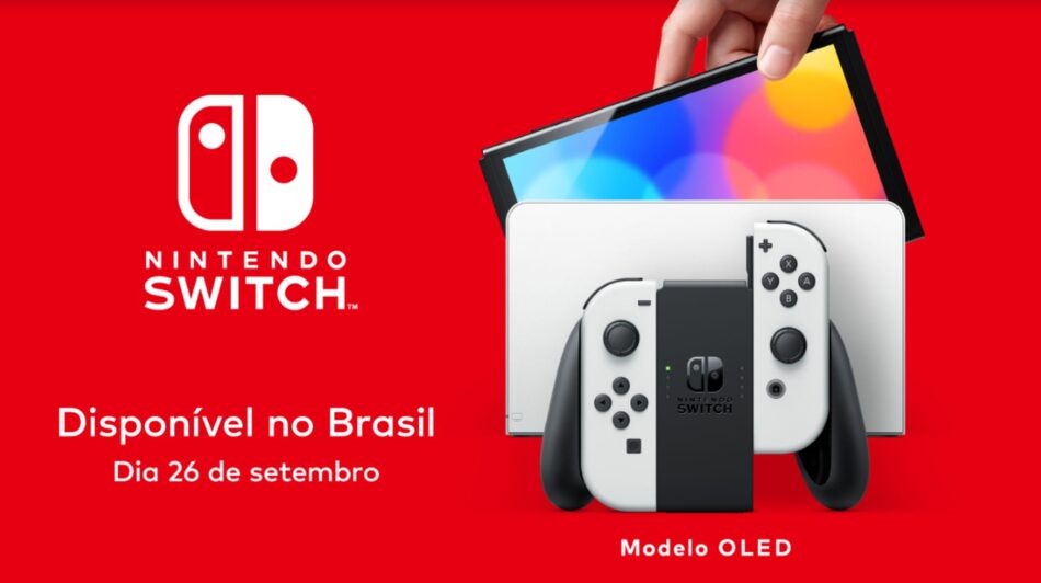 Nintendo Switch Modelo OLED chega ao Brasil em 26 de setembro
