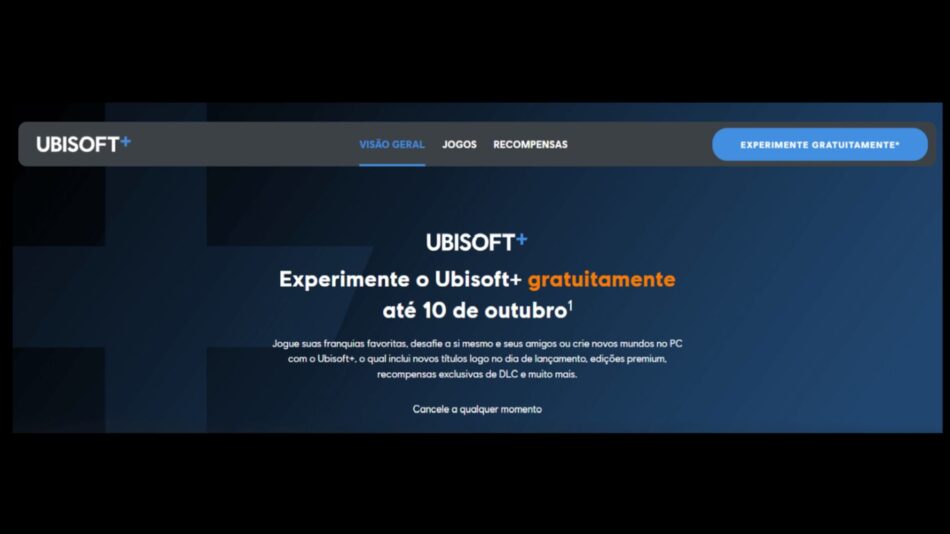 Serviço Ubisoft Plus está gratuito para testar por um mês