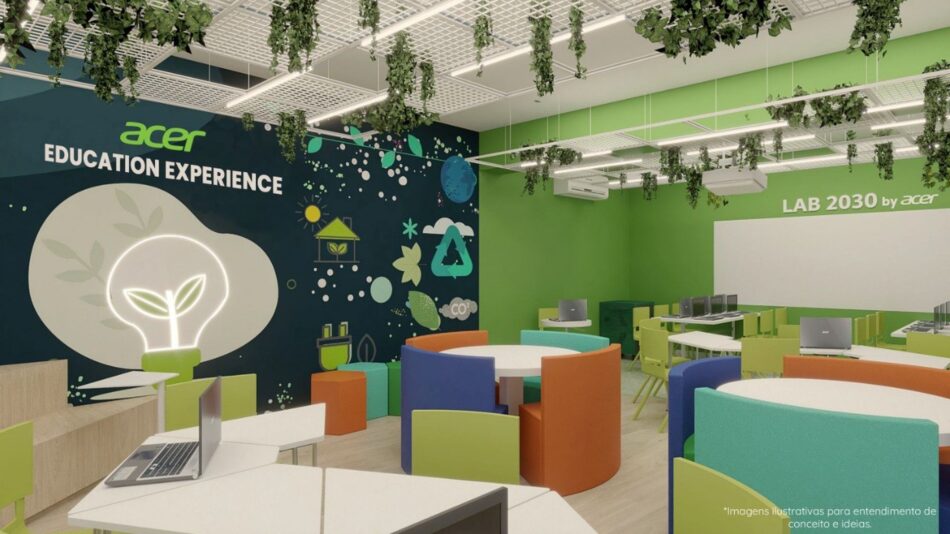 Acer e Eduinfo inauguram primeiro Lab 2030 com foco em educação