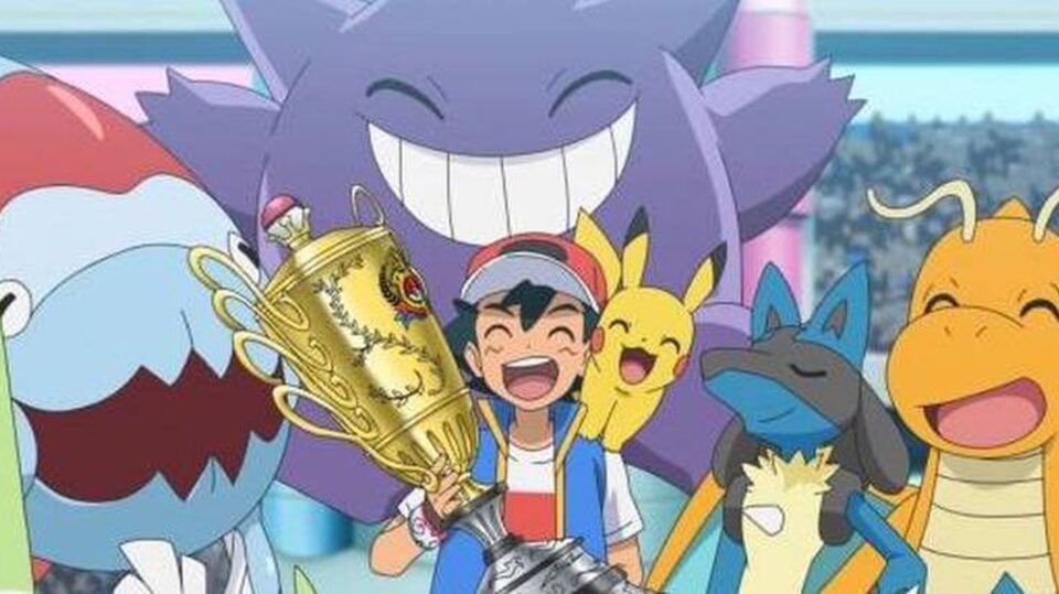 Ash Ketchum vence Liga Pokémon e se torna mestre Pokémon