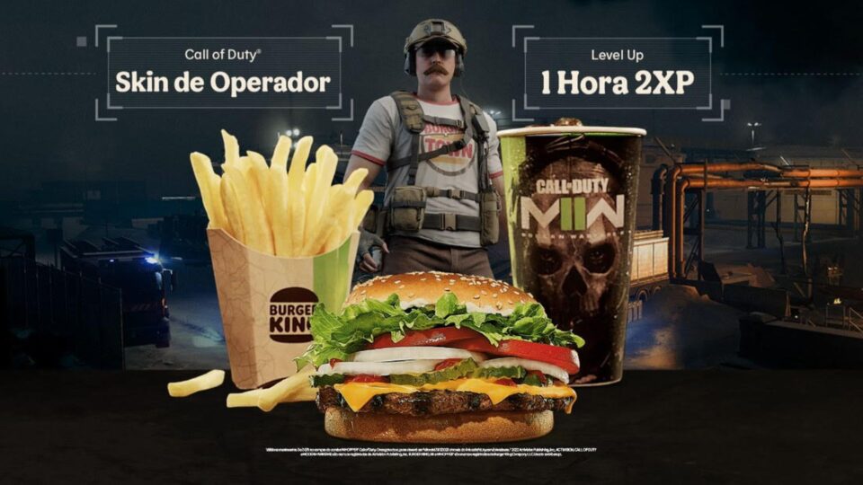 Burger King anuncia parceria com Call of Duty