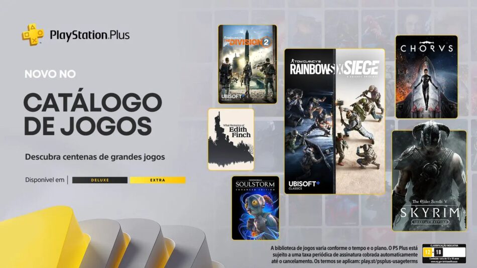 Confira os jogos entram e deixam o catálogo da PS Plus Extra e Deluxe em novembro