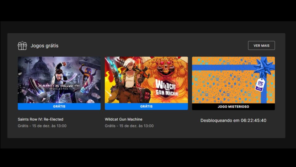 Epic Games Store solta os jogos Saints Row IV: Re-Elected e Wildcat Gun Machine de graça
