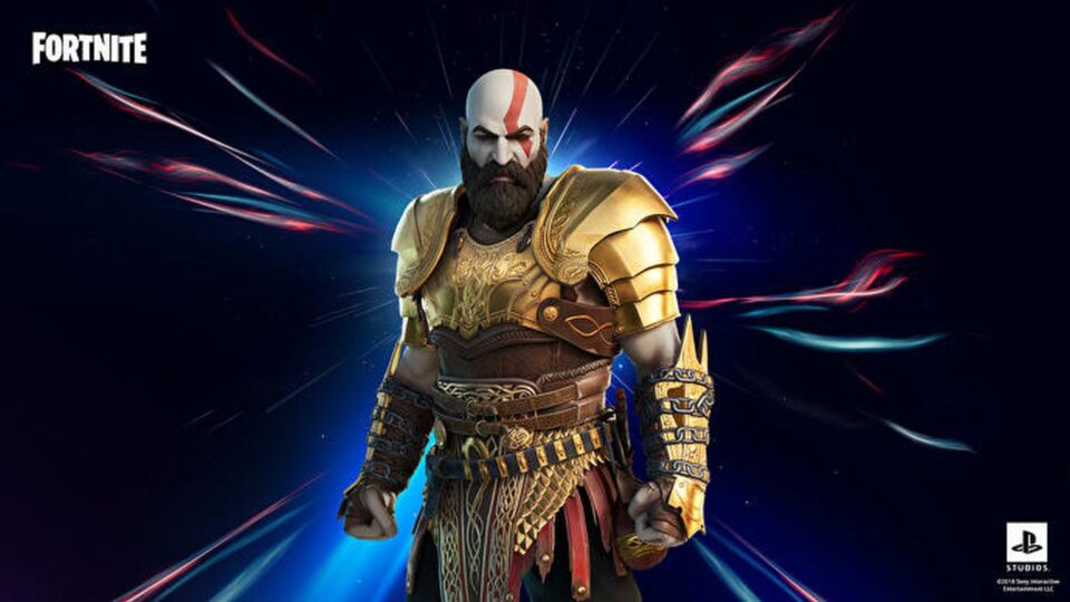 Kratos em Fortnite