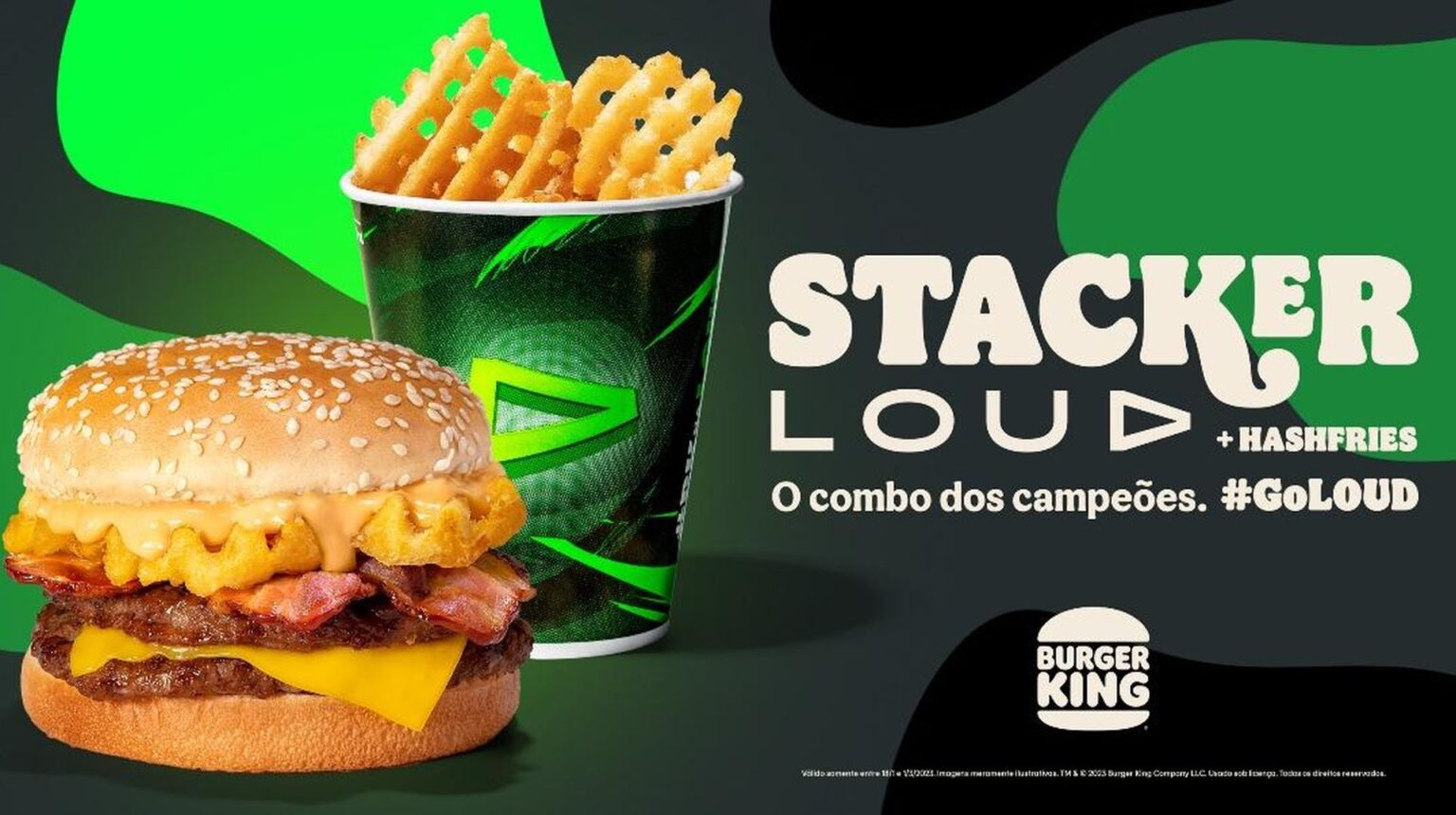 Burger King Lança Combo Stacker Loud Com Produtos Drops De Jogos 7397