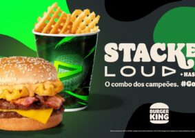 Burger King lança combo Stacker LOUD com produtos