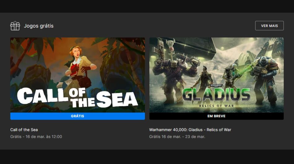 Epic Games Store solta o jogo Call of the Sea de graça