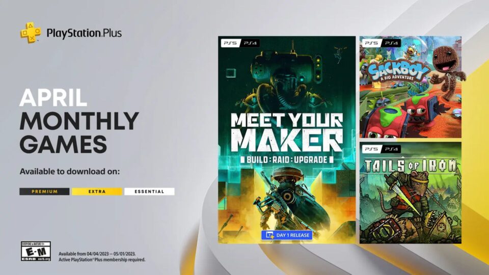 PlayStation Plus: confira os novos jogos que entram no catálogo do mês de abril