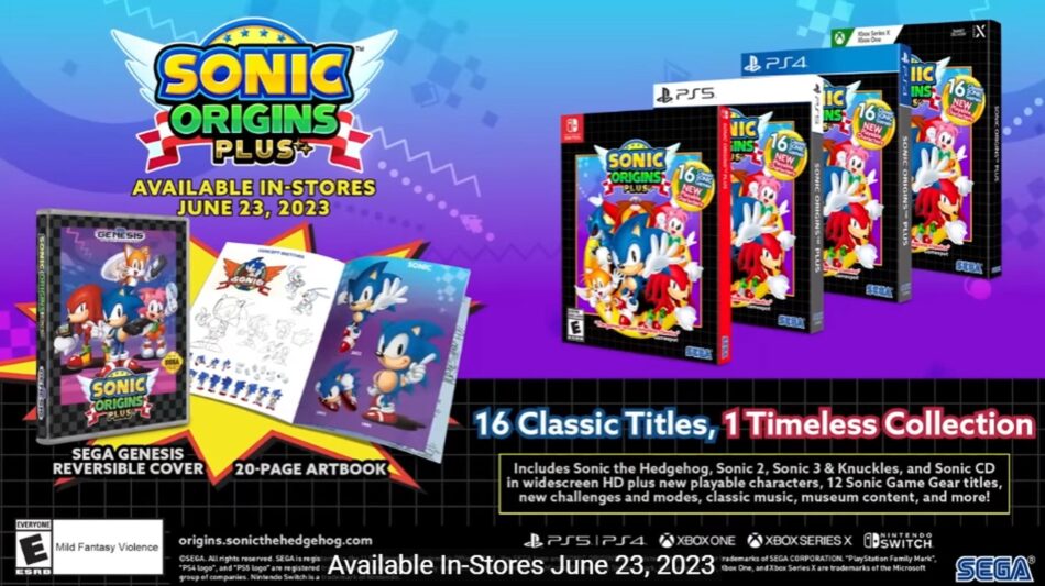 SEGA confirma que Sonic Origins não terá todas as músicas