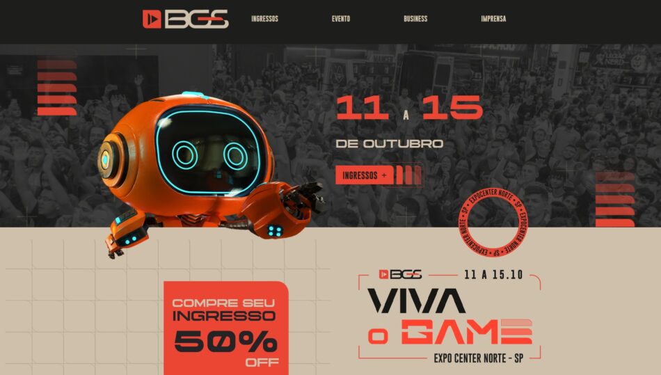 EVENTOS: Brasil Game Show 2016 (São Paulo-SP)