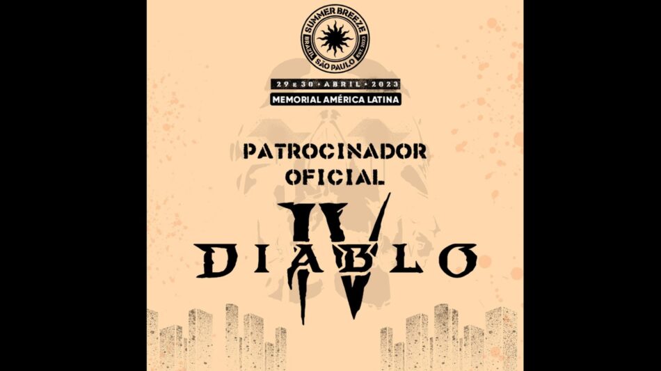 Diablo IV marca presença no festival de rock Summer Breeze São Paulo
